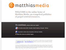 Tablet Screenshot of matthiasmedia.com